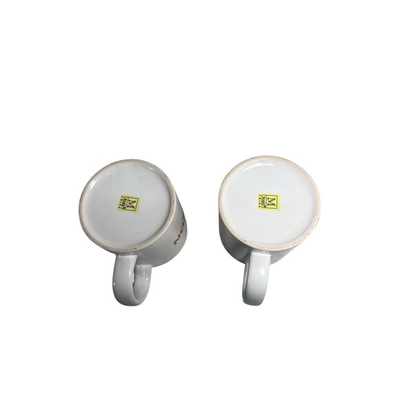 Vintage Exxon Coffee Mugs Cup Set Of 2 NEW NOS M Ware - Picture 11 of 11